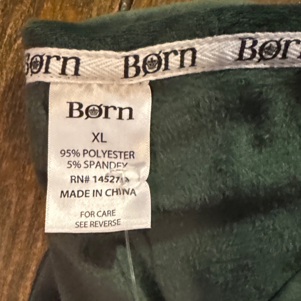 Born Forest Green Lounge Pajama Set - Picture 2 of 3